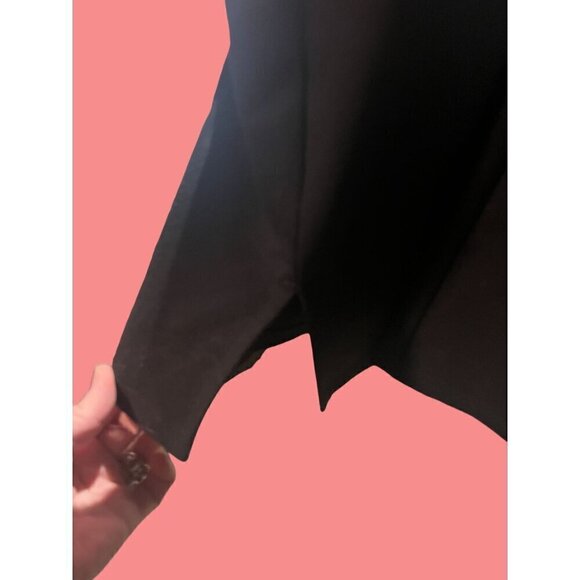 nwt black clara sun woo pants split hem size 1x - Picture 9 of 15